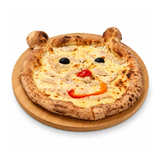 Пицца детская с курочкой, фото блюда